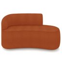 Ver imagem 5 de Sofá 2 Lugares para Sala 140cm Orgânico Wendi Boucle Terracota I01 - Mpozenato