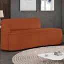 Ver imagem 1 de Sofá 2 Lugares para Sala 140cm Orgânico Wendi Boucle Terracota I01 - Mpozenato