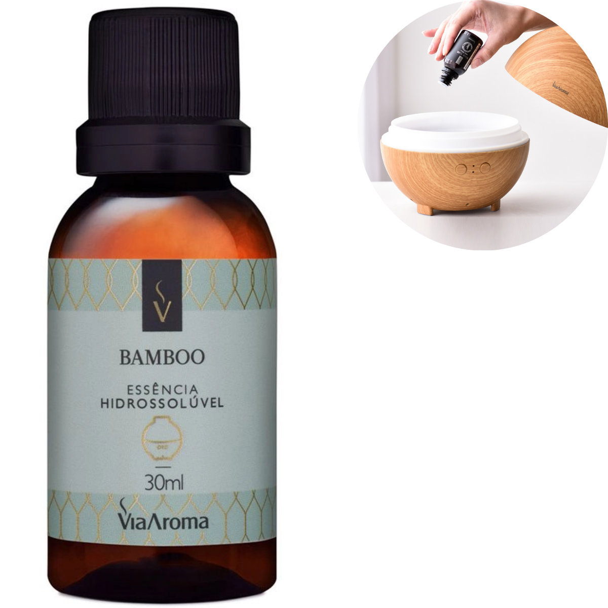 Essência Hidrossolúvel Aromatizante Perfume para Ambientes 30ml - Bamboo