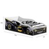 Cama Quarto Infantil Carro com Colchão Preto - 3