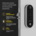 Ver imagem 3 de Fechadura Digital Lia Bp para Porta Correr Cromada Yale