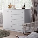 Ver imagem 1 de Cômoda 1 Porta 4 Gavetas Mississipi