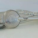 Ver imagem 2 de Bomba de Chimarrão Inox Estampada 24cm Mil Furos com Rosca Bocal Ouro Bortonaggio