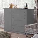 Ver imagem 1 de Cômoda 1 Porta 4 Gavetas Mississipi