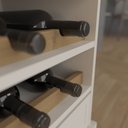 Ver imagem 4 de Cristaleira 2 Portas 1 Gaveta com Adega Smile