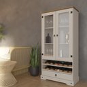 Ver imagem 1 de Cristaleira 2 Portas 1 Gaveta com Adega Smile