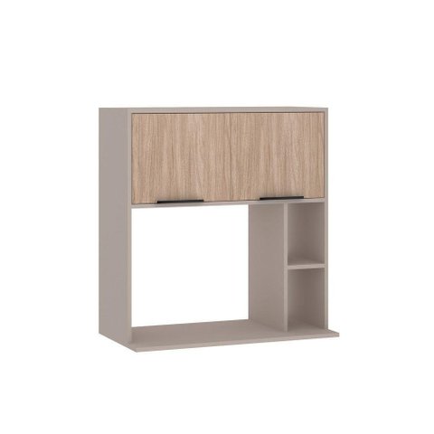 Armário Aéreo 80cm 2 Portas Stylo Luciane Móveis Cinammon-cumaru
