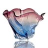 Centro de Mesa Cristal Murano Azul e Lilás 25cm Fruteira Tiger Glass Decoração Casamento Sala - 4