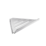 Prateleira Suporte Canto para Banheiro Alto Brilho Grega Aço Inox 30cm - 1