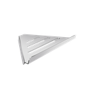 Ver imagem 1 de Prateleira Suporte Canto para Banheiro Alto Brilho Grega Aço Inox 30cm