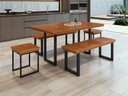 Ver imagem 1 de Conjunto para Área Gourmet 6 Lugares 1,60x0,90m - Capri - Paonanda Decor