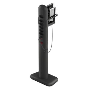 Totem Elétrico Bivolt com 6 Tomadas e 2 Saídas Usb e Usb-c Octoo Easyplug-usb-c Preto