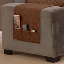 Ver imagem 4 de Protetor de Sofá Padrão 2 Lugares Classic 100% Poliéster:tabaco