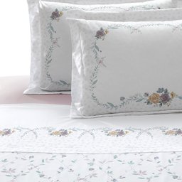 Jogo Cama King Döhler 200 Fios Rubi Leonor - 1