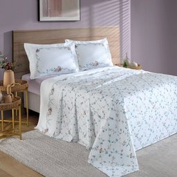 Jogo Cama King Döhler 200 Fios Rubi Leonor - 2