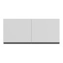 Ver imagem 2 de Armário Aéreo Cozinha 120 Cm 2 Portas Branco/preto