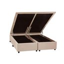 Ver imagem 1 de Cama Box Baú King Universal Suede Clean (193x203x35) - Costa Rica