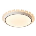 Ver imagem 1 de Ventilador Luminaria sem Helice Lustre Cristal 3 Tons 6 Niveis Decoraçao Iluminaçao Sala Quarto Escr
