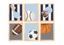 Ver imagem 1 de Kit Quadro Esporte Infantil Decorativo Quarto Criança Enxoval Bebê Menino