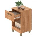Ver imagem 3 de Mesa de Cabeceira Prada 1 Gaveta Mel - Fellicci