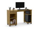 Ver imagem 1 de Mesa / Escrivaninha para Computador Mi com Rodízios Cor Nature