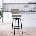 Ver imagem 1 de Banqueta Preto Assento Rato Metalizado 