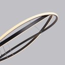 Ver imagem 2 de Lustre Pendente Nordecor Euni Odi 2875 80cm Preto Led Bivolt