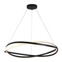 Ver imagem 3 de Lustre Pendente Nordecor Euni Odi 2875 80cm Preto Led Bivolt