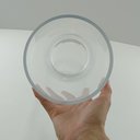 Ver imagem 3 de Vaso Decorativo de Vidro Transparente 40x15x15cm Enfeite Sala Mesa Estante