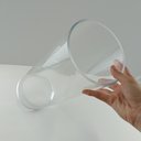 Ver imagem 4 de Vaso Decorativo de Vidro Transparente 40x15x15cm Enfeite Sala Mesa Estante