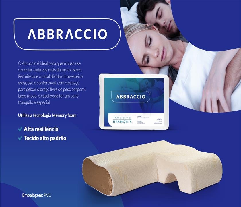 Travesseiro Harmonia Abbraccio - Pvc - 4