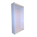 Ver imagem 2 de Estante Canaletada 100% Mdf Branco - Suprema Móveis