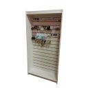 Ver imagem 3 de Estante Canaletada 100% Mdf Branco - Suprema Móveis