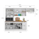 Ver imagem 5 de Cozinha Compacta 4 Peças 10 Portas 270cm com Tampo