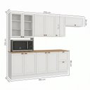Ver imagem 4 de Cozinha Compacta 4 Peças 10 Portas 270cm com Tampo