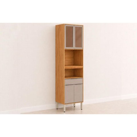 Paneleiro Cozinha Modulado Plena 4 Portas 70cm Nude Demóbile