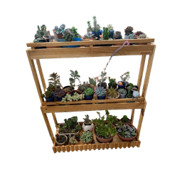 Prateleira de Chão, Jardineira, Suporte com Rodinhas P23 - 2