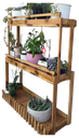 Ver imagem 1 de Prateleira de Chão, Jardineira, Suporte com Rodinhas P23