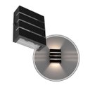 Ver imagem 5 de Arandela Slim Alumínio 3 Frisos Externa Preta + LED G9 5W Branco Frio ST2772