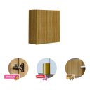 Ver imagem 4 de Armário Aéreo Art 2 Portas Articuladas 80cm Freijó Riscatto – Kits Paraná