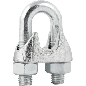 Clips p/ Cabo de Aço 1/2''12,70 mm Cartela c/ 2 peças Vonder