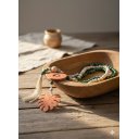 Ver imagem 1 de Enfeite Colar Terço de Mesa Decorativo _ Costela de Adão Verde Jade