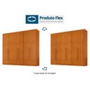 Ver imagem 3 de Guarda Roupa Casal 6 Portas 2 Ripadas e 6 Gavetas Atenas Cinamomo/off White - Conquista