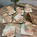 Ver imagem 4 de Caneca E Mini Travessa Em Cerâmica Coleção Zodíaco Cerâmica Luiz Salvador - 02 Peças Libra