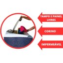 Ver imagem 5 de Capa para Máquina de Lavar Roupas - Tampa - Flanelada - 02 Partes - Todos Tamanhos e Marcas Electrol