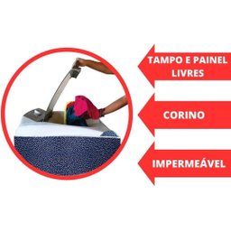Capa para Máquina de Lavar Roupas - Tampa - Flanelada - 02 Partes - Todos Tamanhos e Marcas Electrol - 5