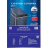 Capa para Máquina de Lavar Roupas - Tampa - Flanelada - 02 Partes - Todos Tamanhos e Marcas Electrol - 3
