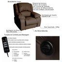 Ver imagem 2 de Poltrona do Papai Reclinável Elétrica com Massagem