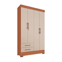 Ver imagem 4 de Guarda-Roupas Portofino 100% MDF 4 Portas 2 Gavetas