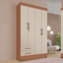 Ver imagem 1 de Guarda-Roupas Portofino 100% MDF 4 Portas 2 Gavetas